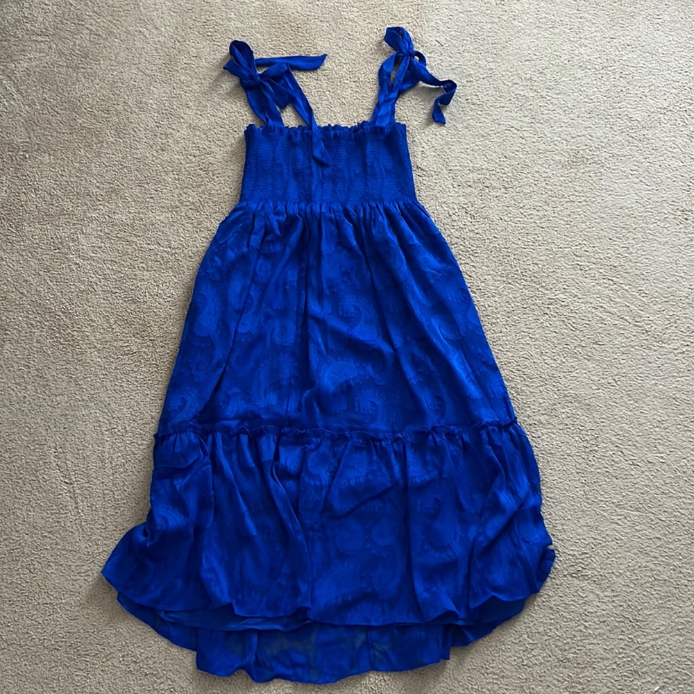 Blue Lilly Pulitzer midi dress